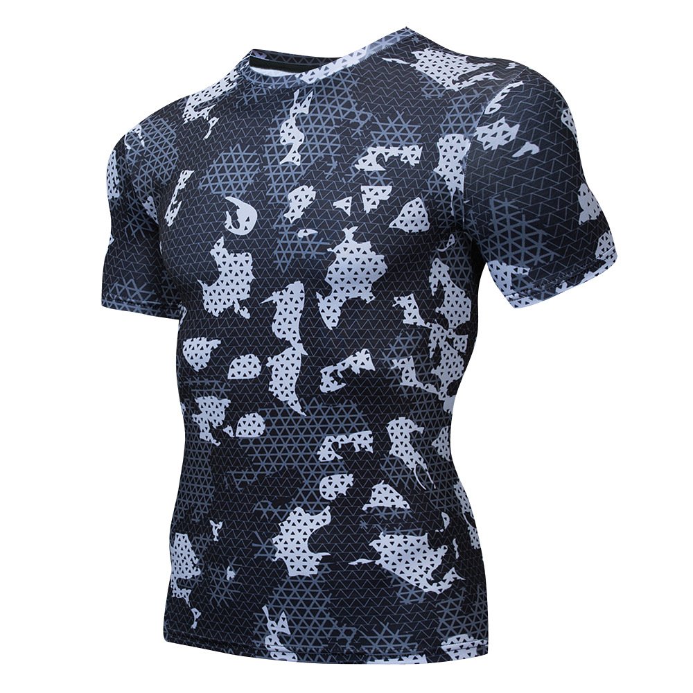 Camouflage Compression Sport T-shirt