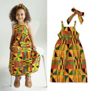 Robe style bohème pour fille africaine