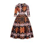 Robe de style africain à manches courtes pour femmes Jupe de mode