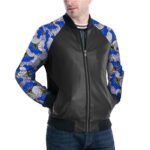 Explosive African Printing Export Batik Cotton Men'S Pu Jacket