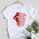 African Girl Fashion Explosive Head Women'S White Round Neck T-Shirt