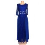 African Women's Dresses Fat Woman Dresses Lace Navy Blue Red