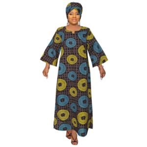 Modische A-Linien-Kleider für afrikanische Damen