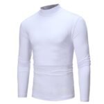 High Collar Slim Long Sleeved T-Shirt