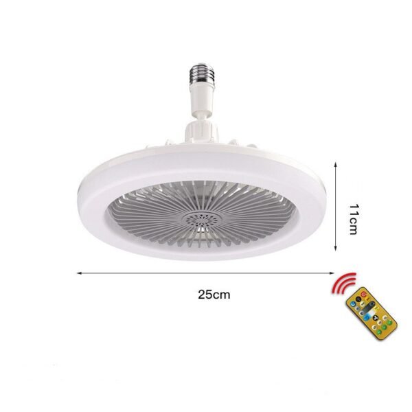 Ventilateur de plafond 30W avec télécommande et lampe d'éclairage