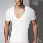 Deep V Short Sleeve T-shirt