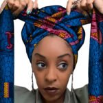 African printed hair accessories