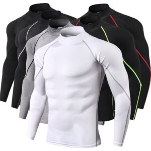 High Collar Long Sleeved Pro Sport Long Sleeved T-Shirt