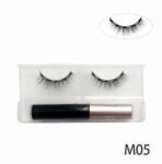 3D Mink Magnetic False Eyelashes Waterproof + Eyeliner Makeup set