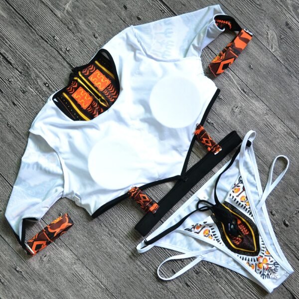 Short Sleeve Swimsuit Bikini