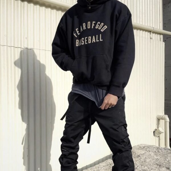 FOG Season 7 Main Line BASEBALL Letter Hoodie