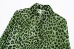 Chemise polyvalente à manches longues à motif animalier