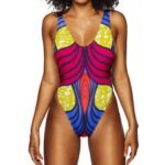 Maillot de bain une pièce style africain Monokini