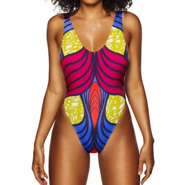 African Style One Piece Swimsuit Monokini