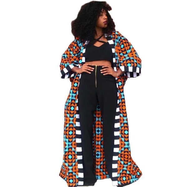 African ethnic style ladies jacket trench coat