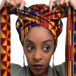 African printed hair accessories