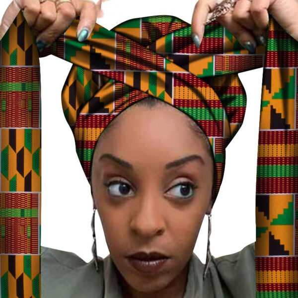 African printed hair accessories