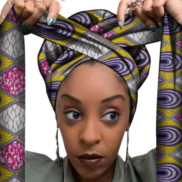 African printed hair accessories