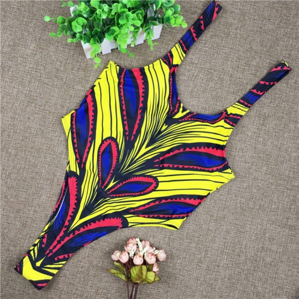 African Style One Piece Swimsuit Monokini