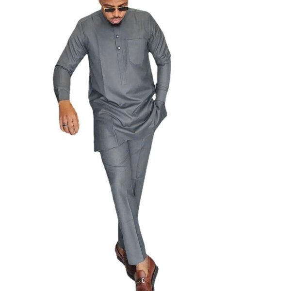 African National Style Business Button Pocket Men's Suit