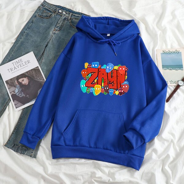 Color Art ZAYN Printed Letter Hoodie Hoodies For Men And Women