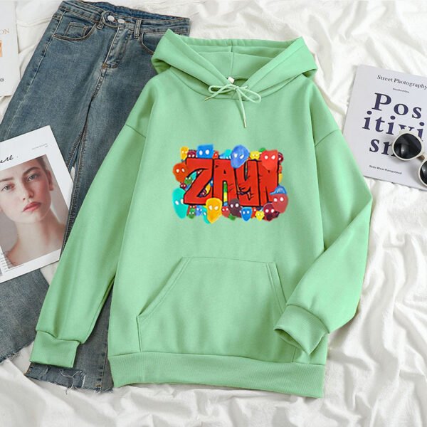 Color Art ZAYN Printed Letter Hoodie Hoodies For Men And Women