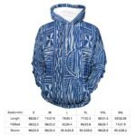 Plus Size Full Print Sweatshirt für Erwachsene