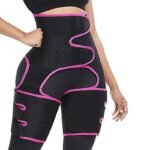 Schweiß hohe Taille Oberschenkel Trimmer Butt Lifter Shapewear Gürtel 3 in 1 verstellbaren Gürtel