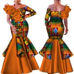 Hochzeitspartykleider Traditionelle afrikanische Kostüme