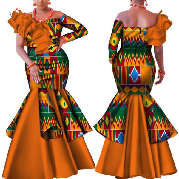 Hochzeitspartykleider Traditionelle afrikanische Kostüme