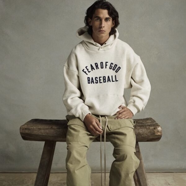 FOG Season 7 Main Line BASEBALL Letter Hoodie