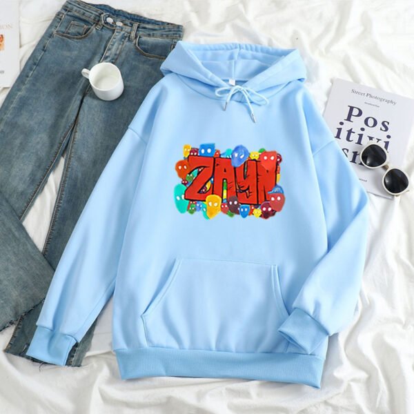 Color Art ZAYN Printed Letter Hoodie Hoodies For Men And Women