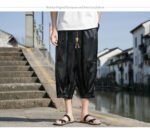 Chinese Style Ice Silk Beach Pants