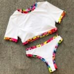 Bikini-Badeanzüge mit hoher Taille 3XL Plus Size