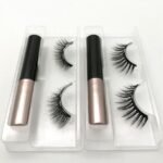 3D Nerz Magnetische Falsche Wimpern Wasserdicht + Eyeliner Makeup Set