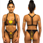 African bikini bandage sexy swimsuit