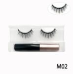 3D Mink Magnetic False Eyelashes Waterproof + Eyeliner Makeup set