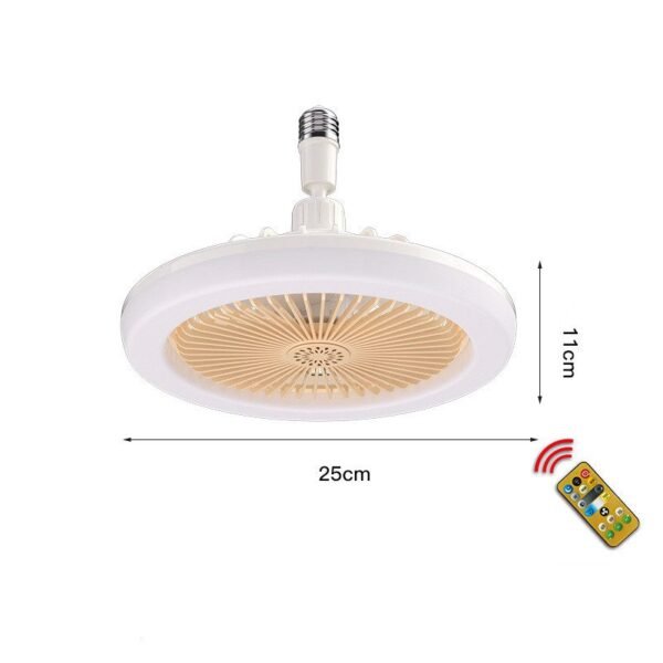 Ventilateur de plafond 30W avec télécommande et lampe d'éclairage