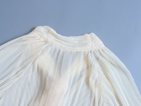 Autumn Elegant Pleated Shirt