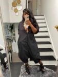 Hose mit weitem Bein Lässiger Jumpsuit