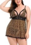 Robe pyjama de lingerie plus size