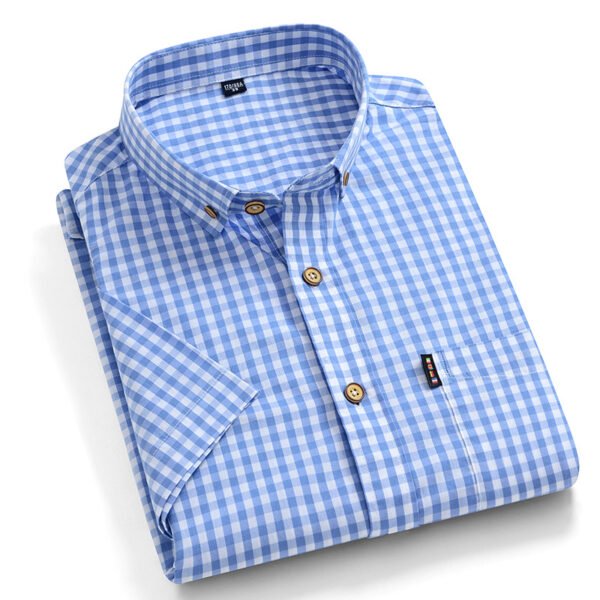 Short Sleeve Casual Slim Shirt