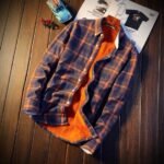 Men Autumn Winter Spring Plaid Flannel Shirts