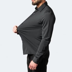 Stretch Long Sleeve Mercerized Shirt