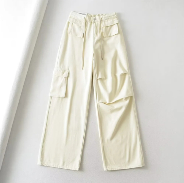 Korean style cargo oversize pants