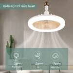 30W Ceiling Fan with Remote Control and Lighting Lamp