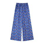 Fashion Retro Style High Waist Wide Leg Pants