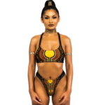 Afrikanischer Bikini Bandage sexy Badeanzug