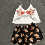 Tier Cartoon Druck Lovely Sleepwear