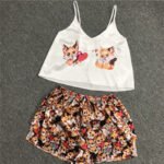 Tier Cartoon Druck Lovely Sleepwear